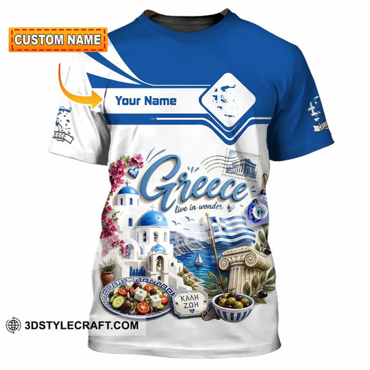 Unisex Shirt - Custom Greece Shirt style option 1