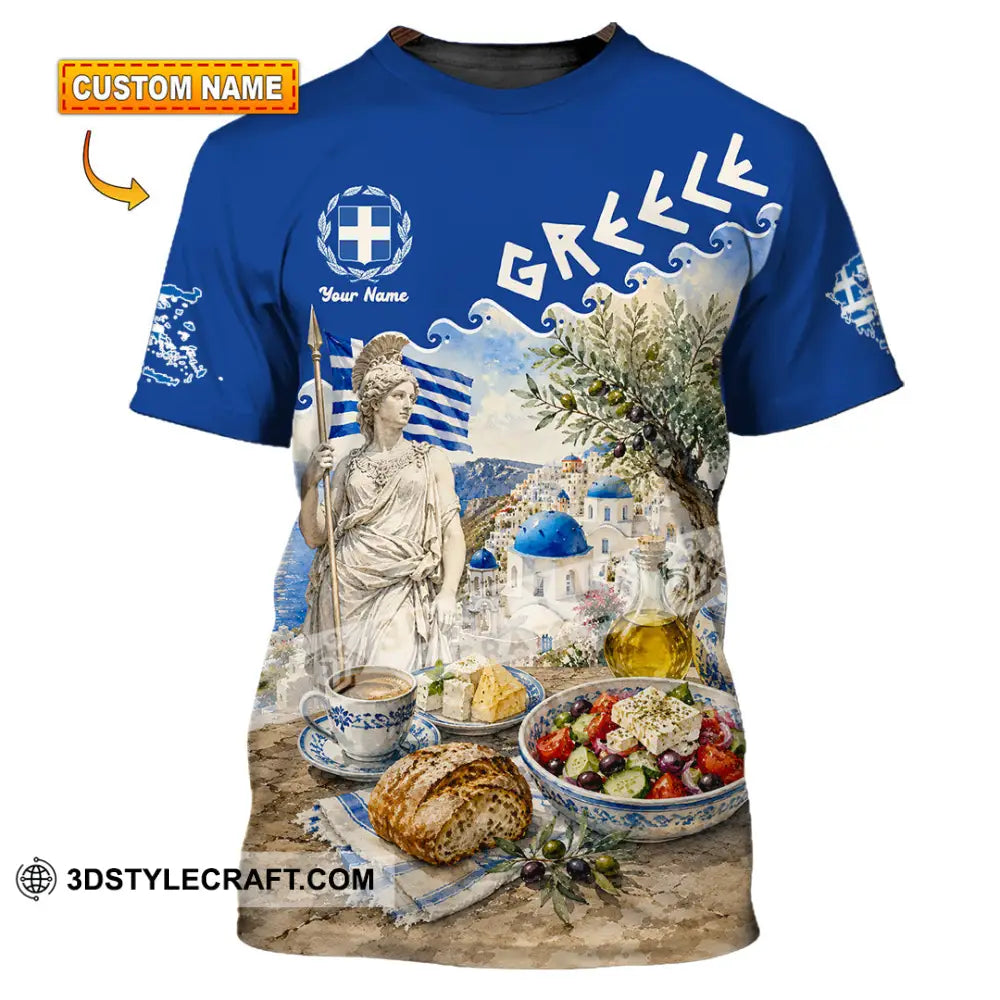 Unisex Shirt - Custom Greece Shirt - T-shirt
