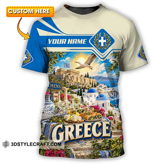 Unisex Shirt - Custom Greece Shirt style option 1