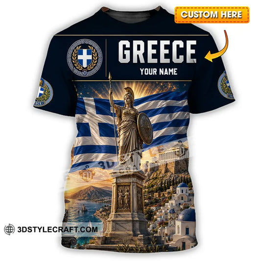 Unisex Shirt - Custom Greece Shirt - T-shirt