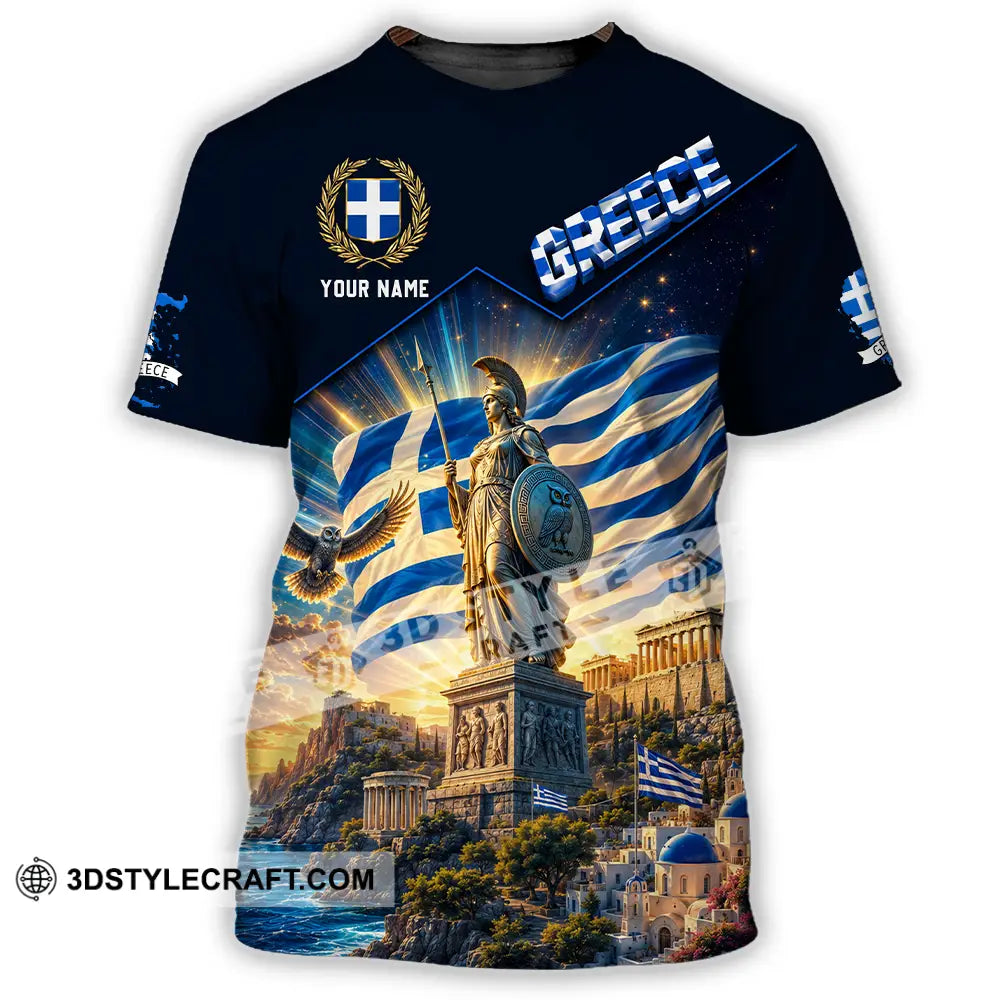 Unisex Shirt - Custom Greece Shirt - T-Shirt / S - T-shirt
