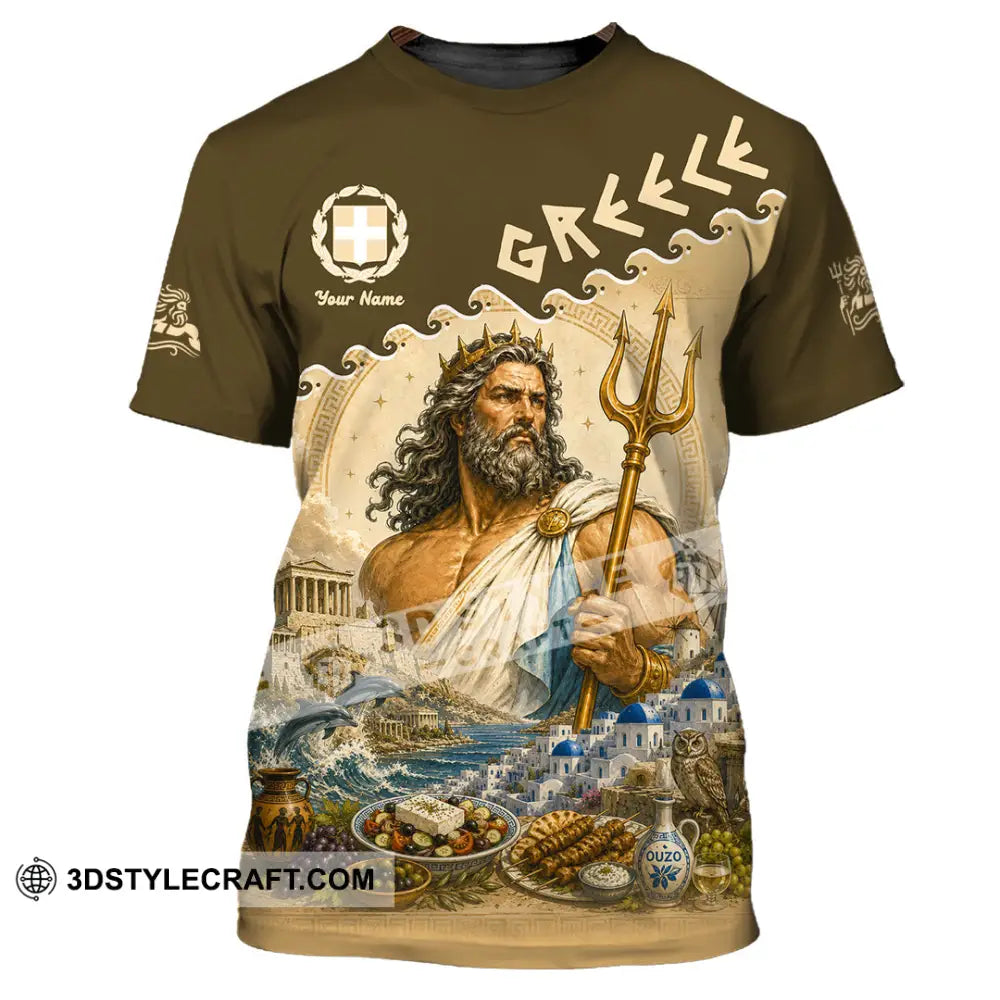 Unisex Shirt - Custom Greece Shirt - T-Shirt / S - T-shirt