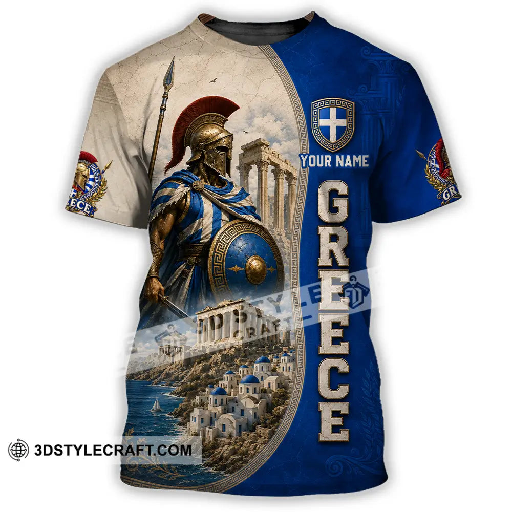 Unisex Shirt - Custom Greece Shirt - T-Shirt / S - T-shirt