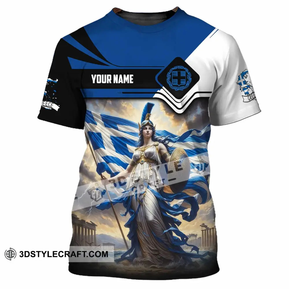 Unisex Shirt - Custom Greece Shirt T-Shirt / S T-shirt