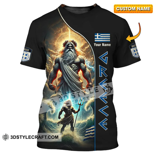 Unisex Shirt - Custom Greece Shirt T-Shirt / S T-shirt