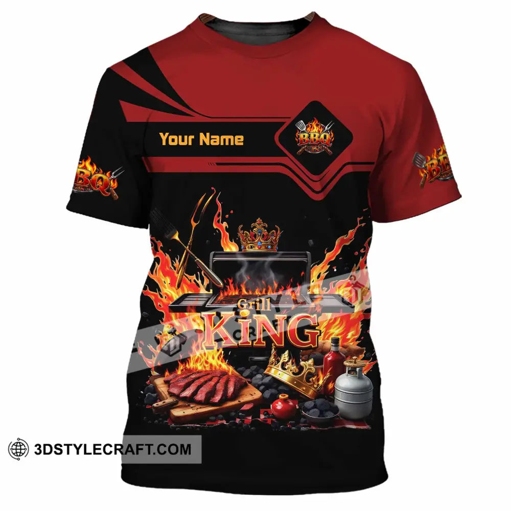 Unisex Shirt - Custom Grill King Shirt - T-Shirt / S - T-shirt