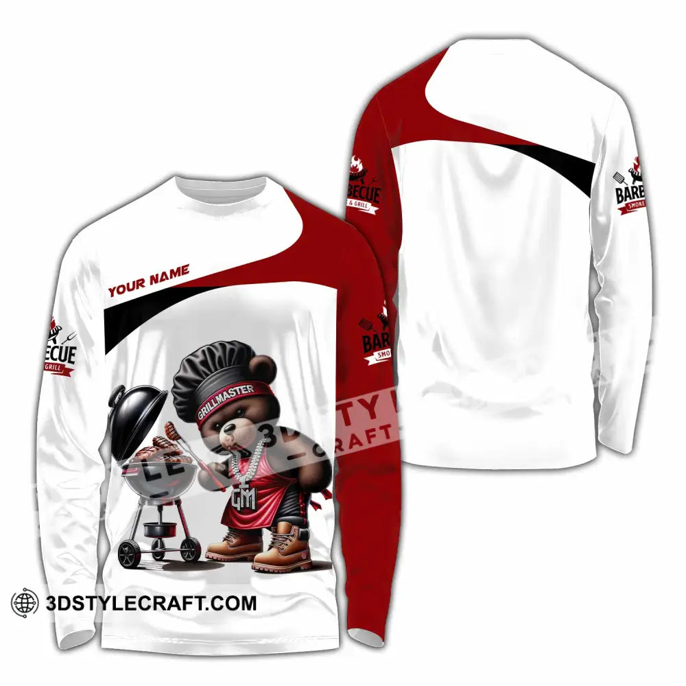 Unisex Shirt - Custom Grill Master Barbecue Shirt Long Sleeve Shirt / S T-shirt
