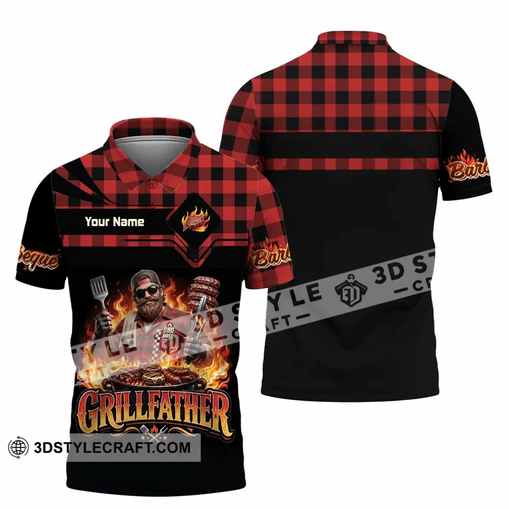 Unisex Shirt - Custom Grillfather Shirt - Polo Shirt / S - T-shirt