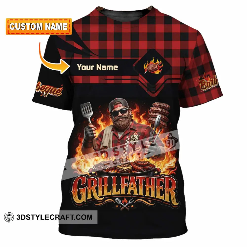 Unisex Shirt - Custom Grillfather Shirt - T-shirt