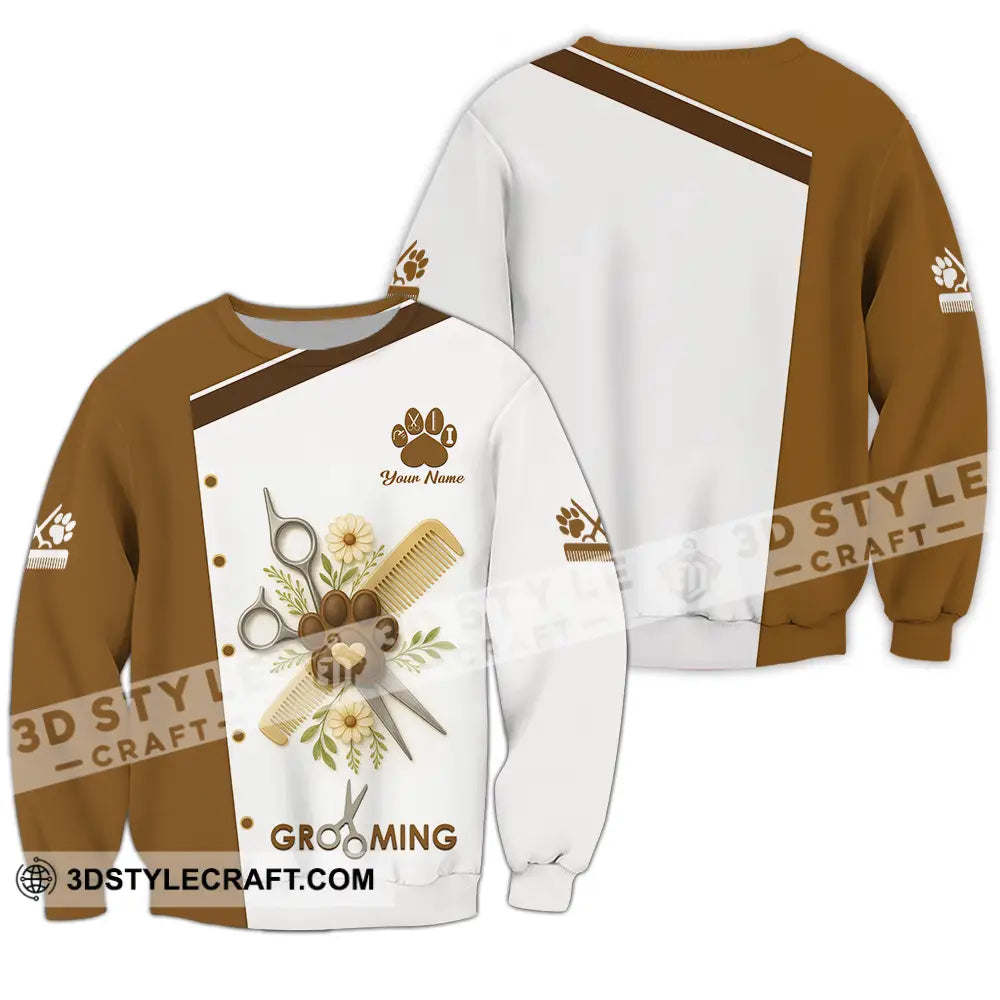 Unisex Shirt - Custom Grooming Shirt Long Sleeve / S T-shirt