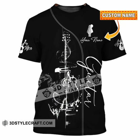 Unisex Shirt - Custom Guitar 3D Shirt - T-shirt