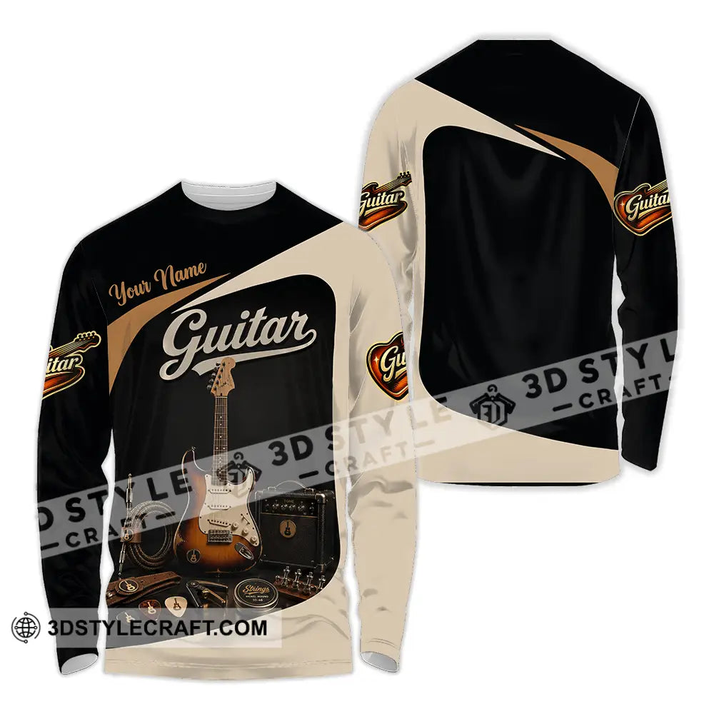 Unisex Shirt - Custom Guitar Shirt - Long Sleeve Shirt / S - T-shirt