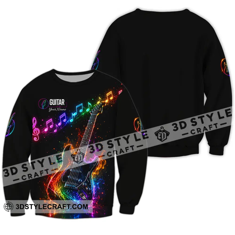 Unisex Shirt - Custom Guitar Shirt - Long Sleeve / S - T-shirt