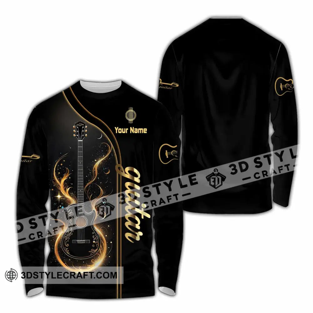 Unisex Shirt - Custom Guitar Shirt - Long Sleeve Shirt / S - T-shirt
