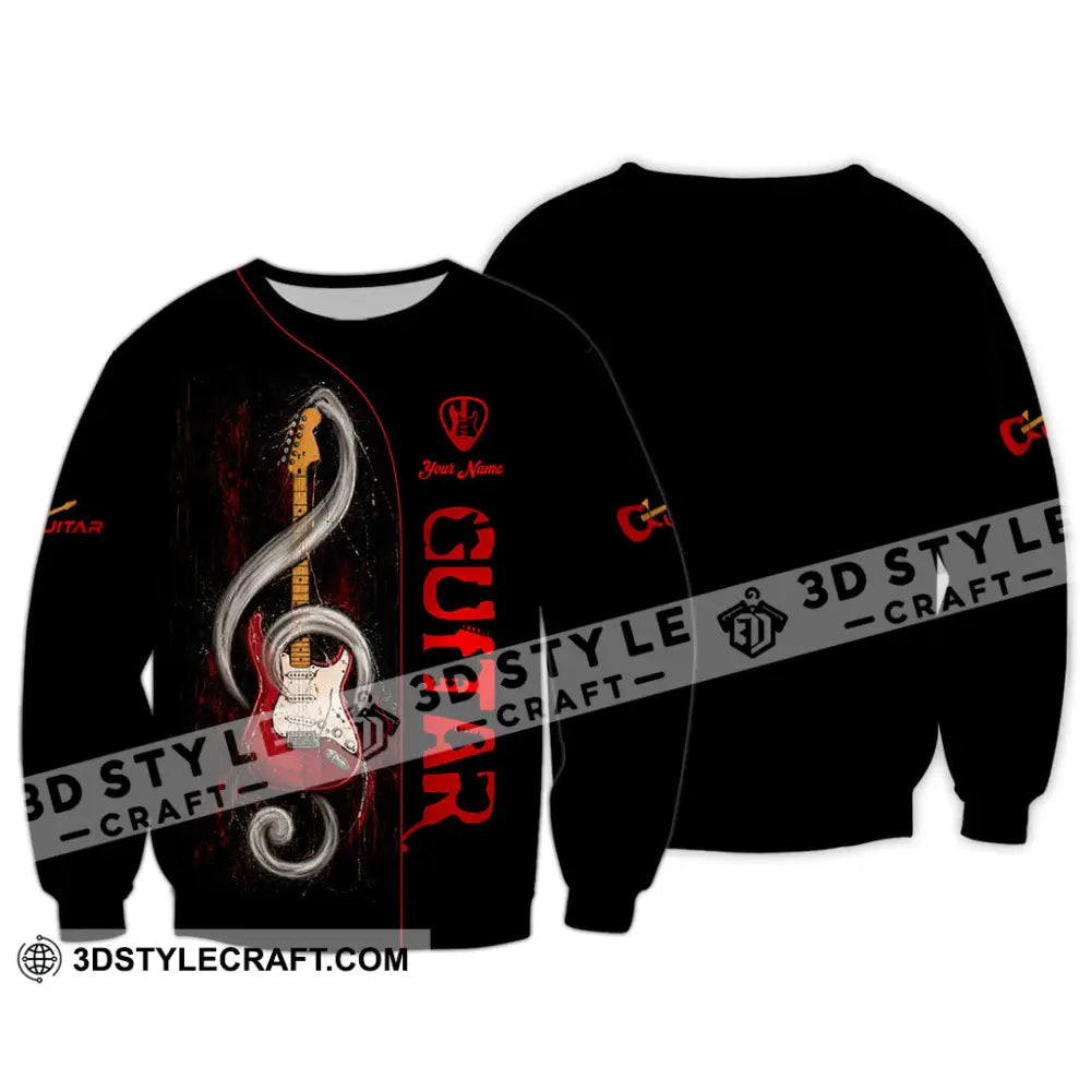 Unisex Shirt - Custom Guitar Shirt - Long Sleeve / S - T-shirt