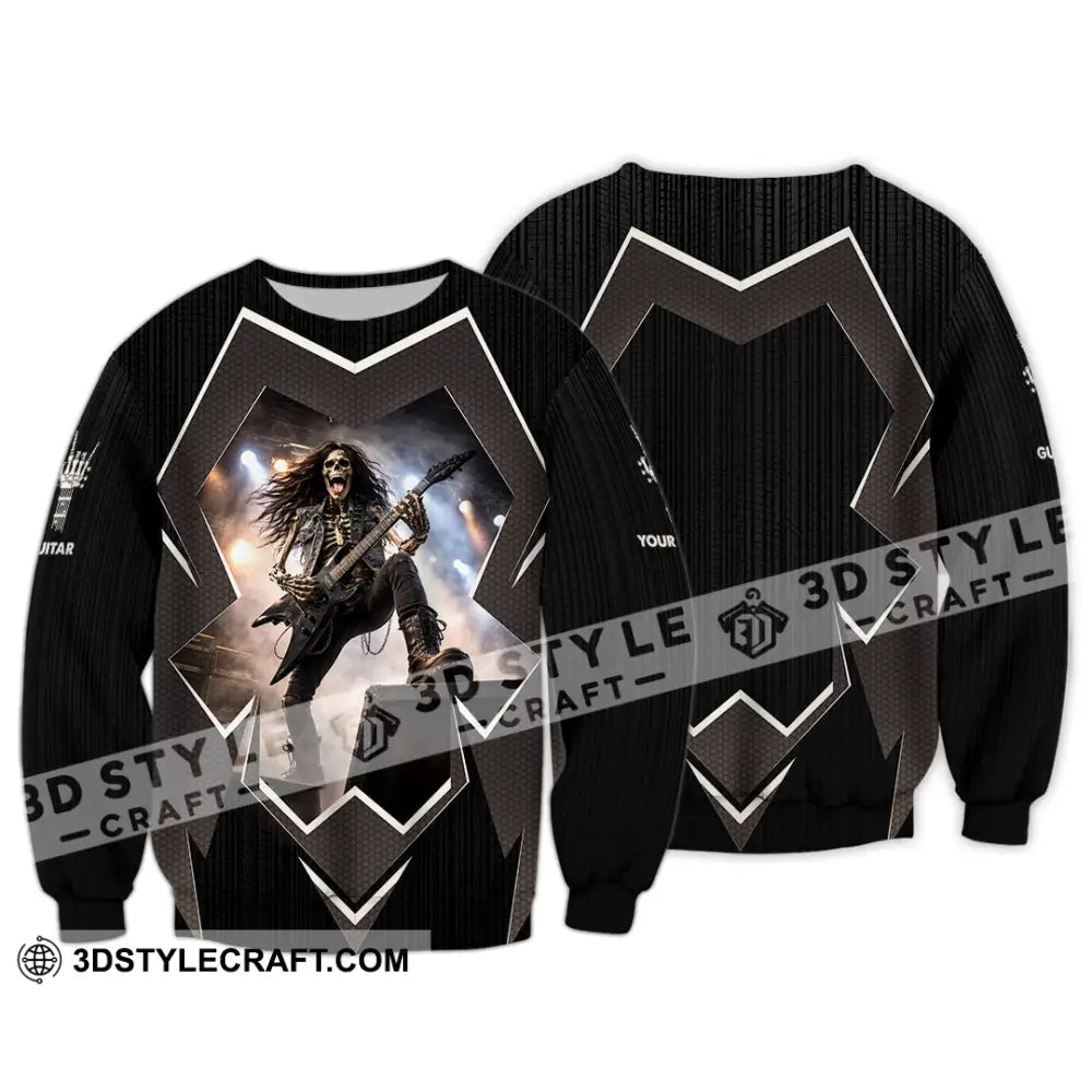 Unisex Shirt - Custom Guitar Shirt - Long Sleeve / S - T-shirt