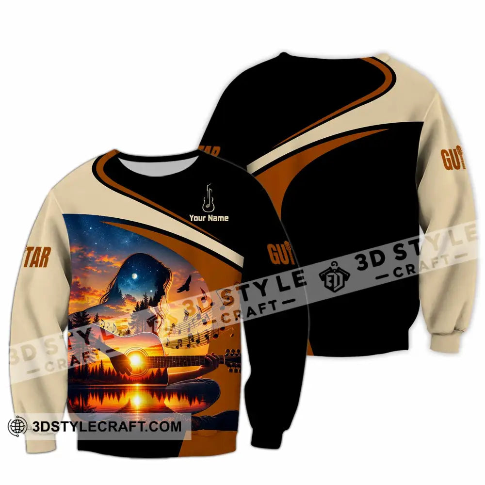 Unisex Shirt - Custom Guitar Shirt - Long Sleeve / S - T-shirt