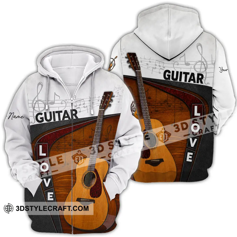 Unisex Shirt - Custom Guitar Shirt - Zipper Hoodie / S - T-shirt