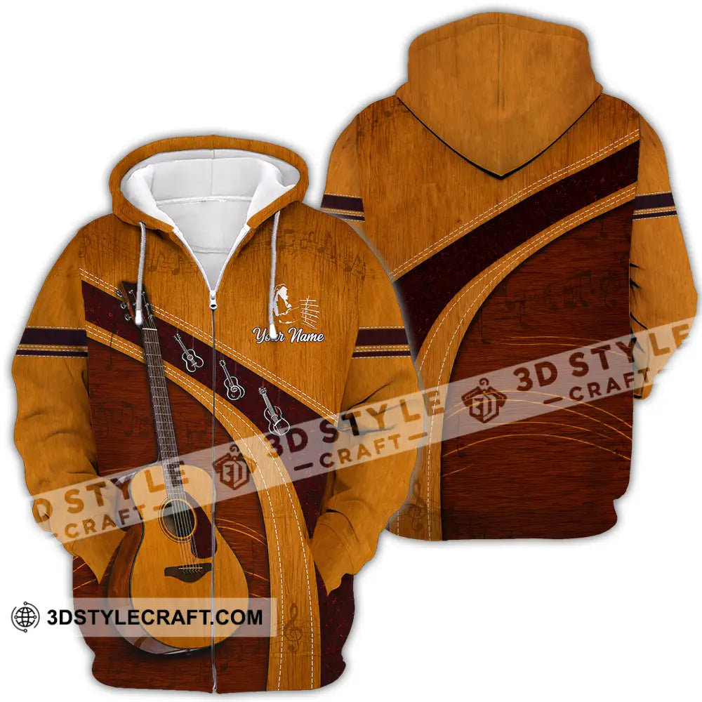 Unisex Shirt - Custom Guitar Shirt - Zipper Hoodie / S - T-shirt