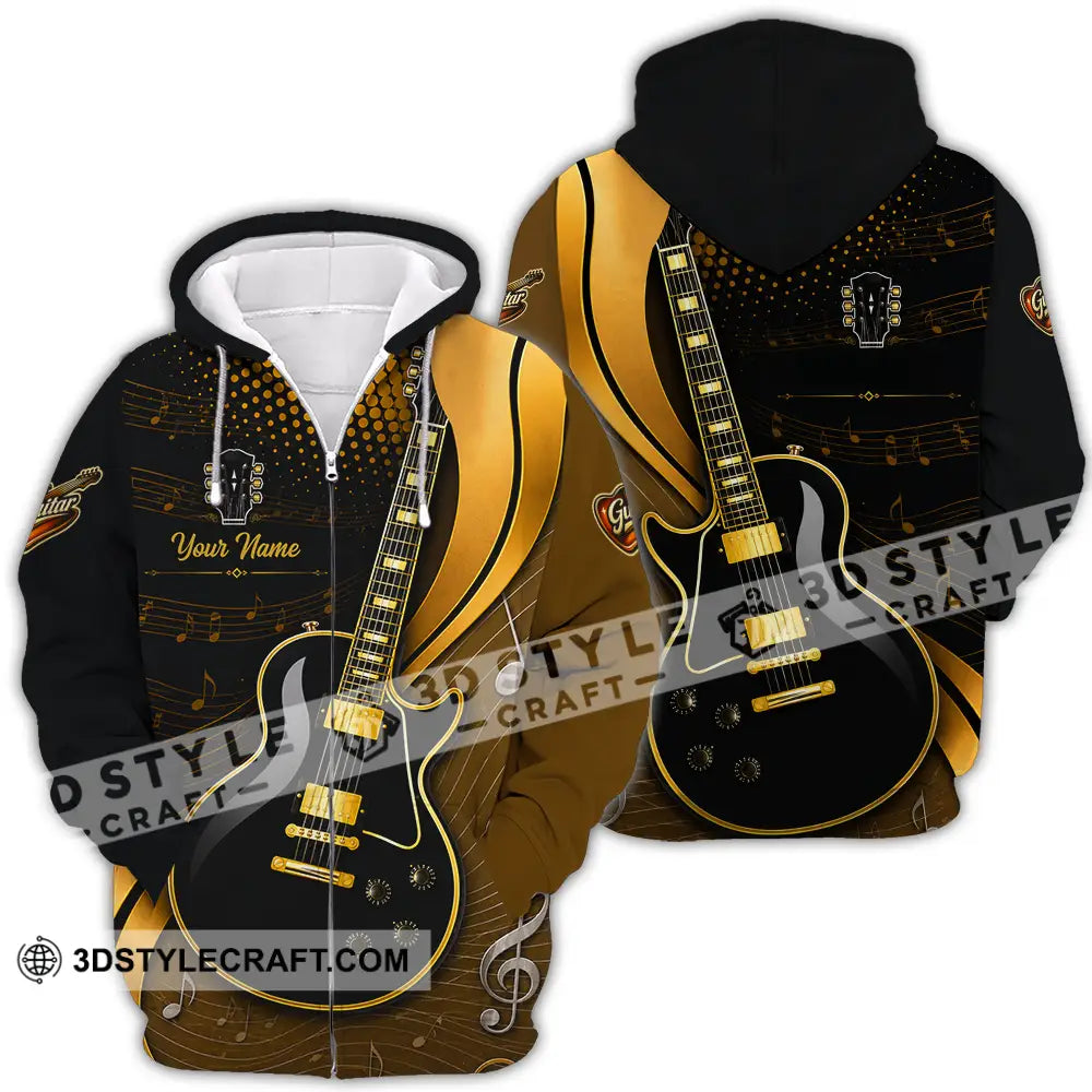 Unisex Shirt - Custom Guitar Shirt - Zipper Hoodie / S - T-shirt