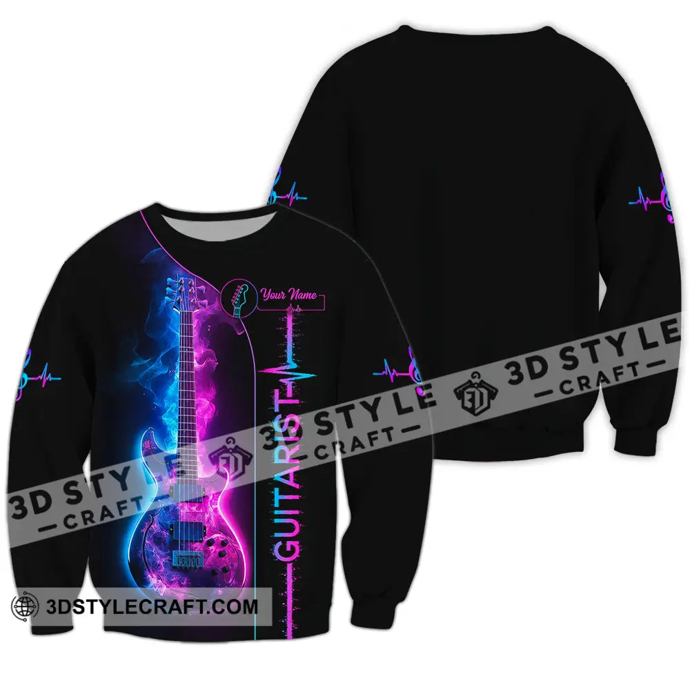 Unisex Shirt - Custom Guitarist Shirt - Long Sleeve / S - T-shirt
