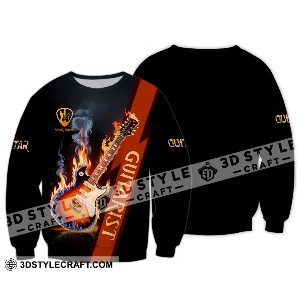 Unisex Shirt - Custom Guitarist Shirt - Long Sleeve / S - T-shirt