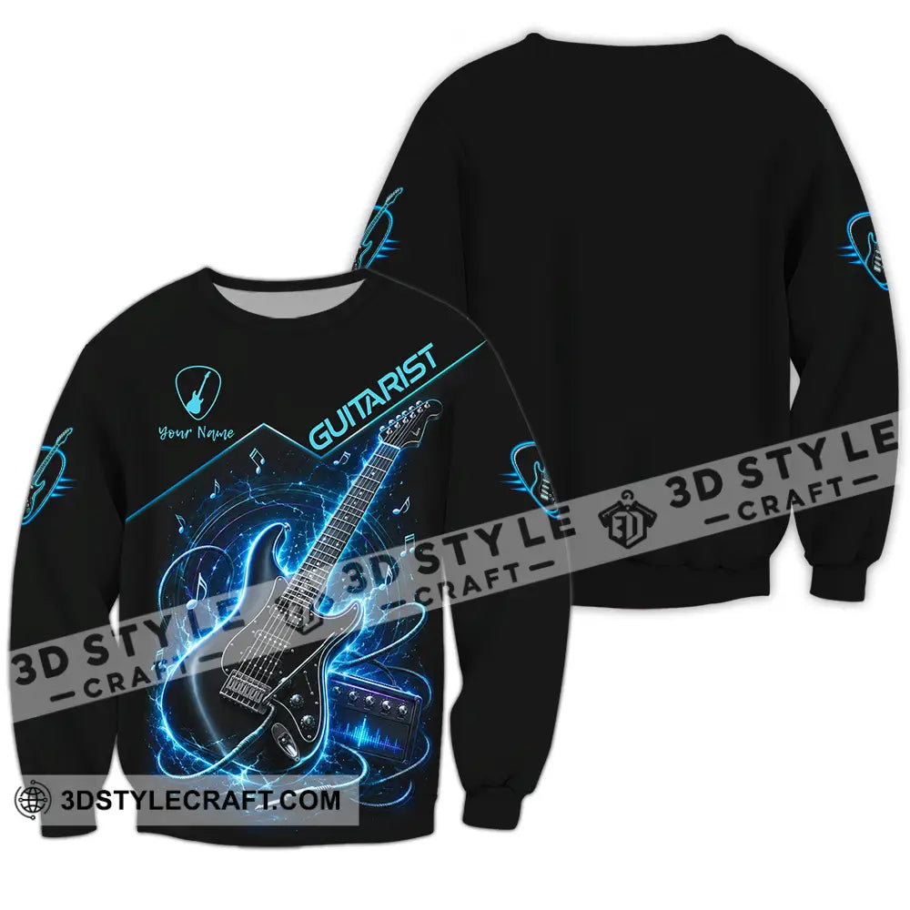 Unisex Shirt - Custom Guitarist Shirt - Long Sleeve / S - T-shirt