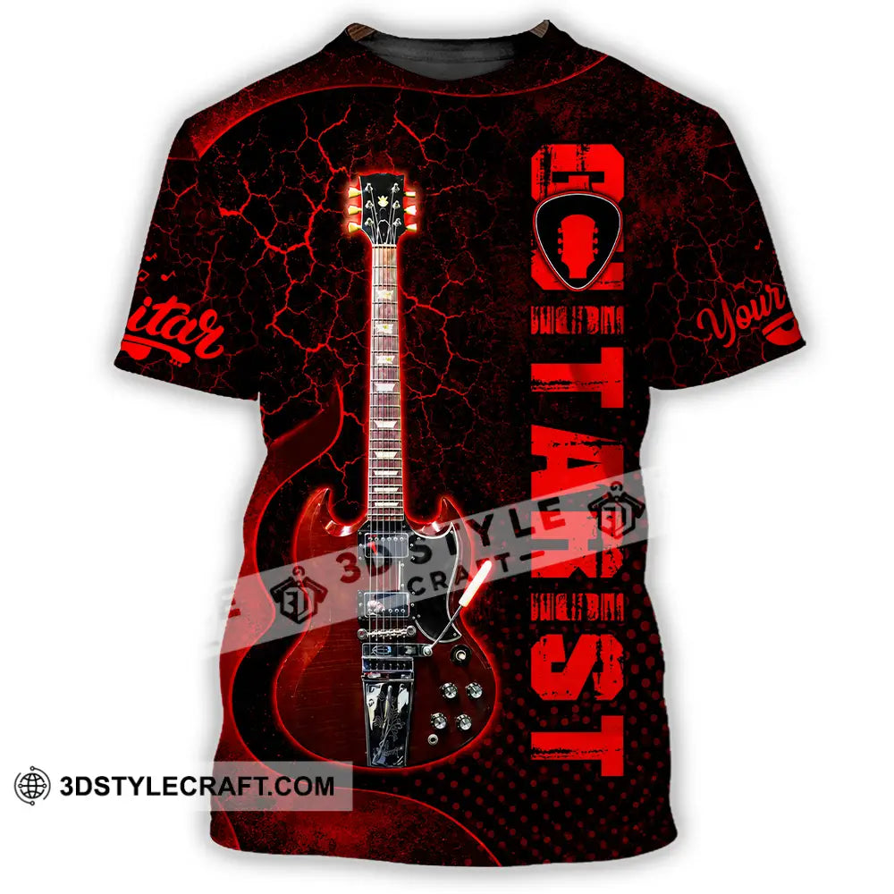 Unisex Shirt - Custom Guitarist Shirt - T-Shirt / S - T-shirt