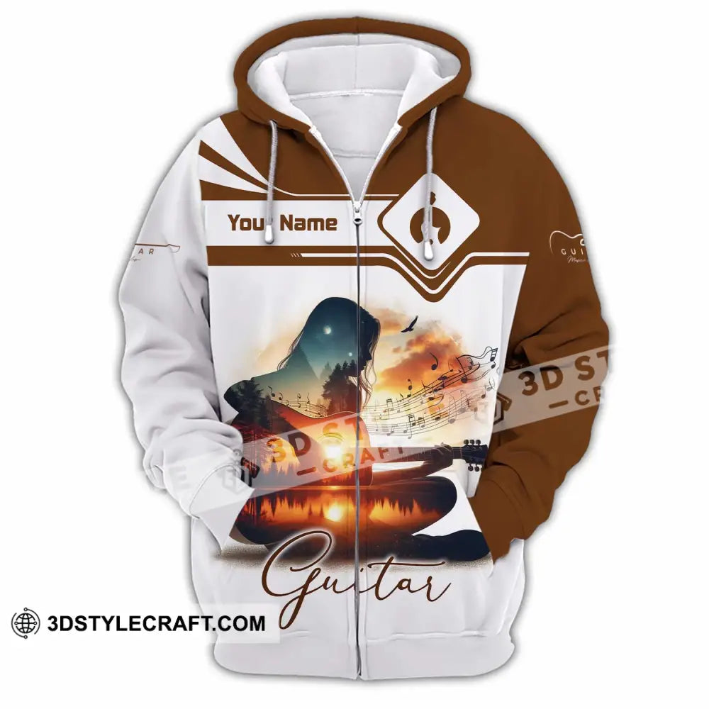 Unisex Shirt - Custom Guitarist Shirt - Zipper Hoodie / S - T-shirt