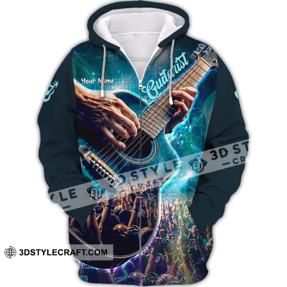 Unisex Shirt - Custom Guitarist Shirt - Zipper Hoodie / S - T-shirt
