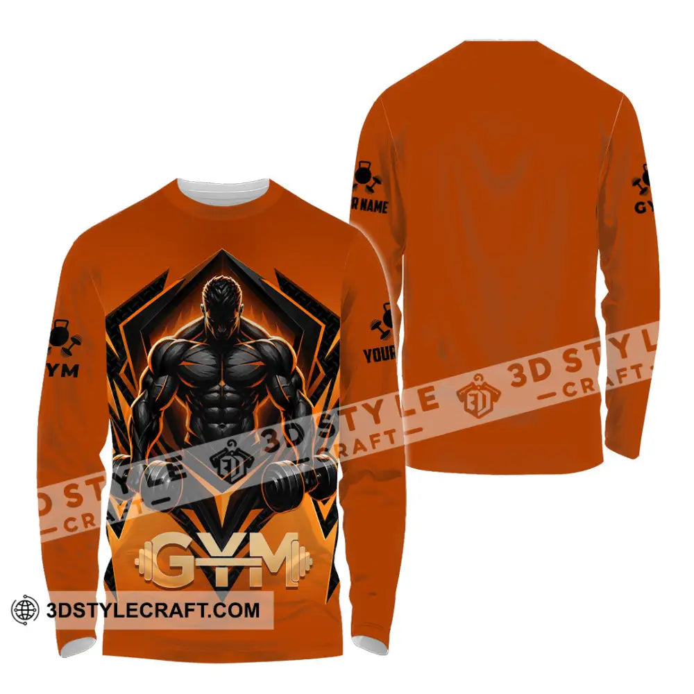 Unisex Shirt - Custom Gym Shirt - Long Sleeve Shirt / S - T-shirt