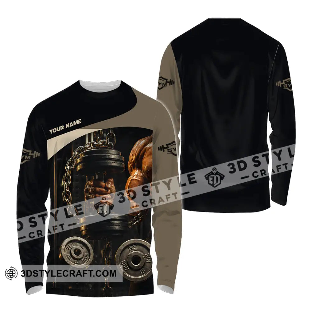 Unisex Shirt - Custom Gym Shirt - Long Sleeve Shirt / S - T-shirt