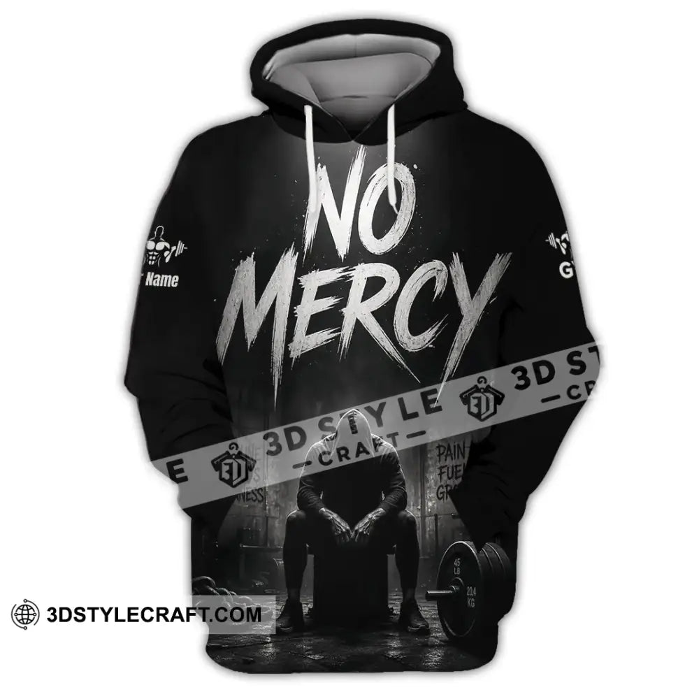 Unisex Shirt - Custom Gym No Mercy Shirt - Hoodie / S - T-shirt