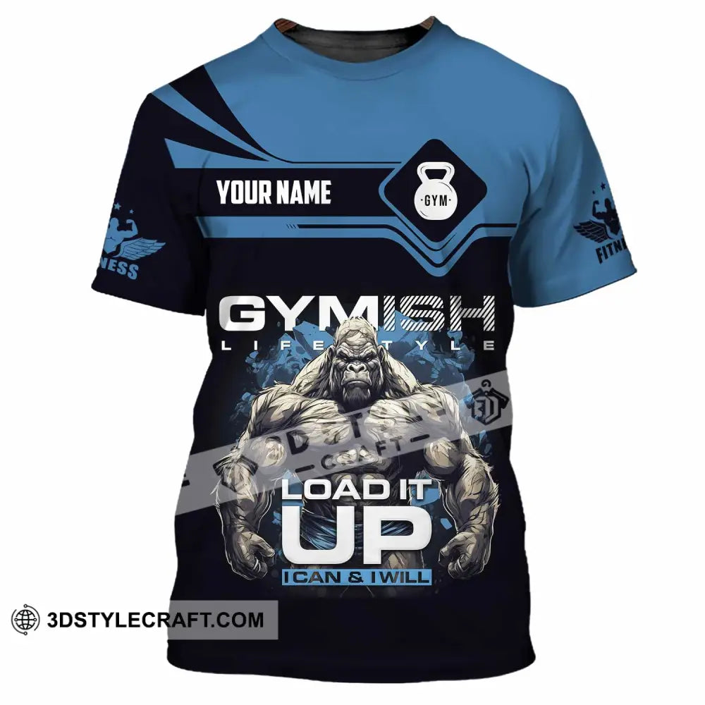 Unisex Shirt Custom Gymish Life Style Load It Up Shirt T Shirt / S T shirt