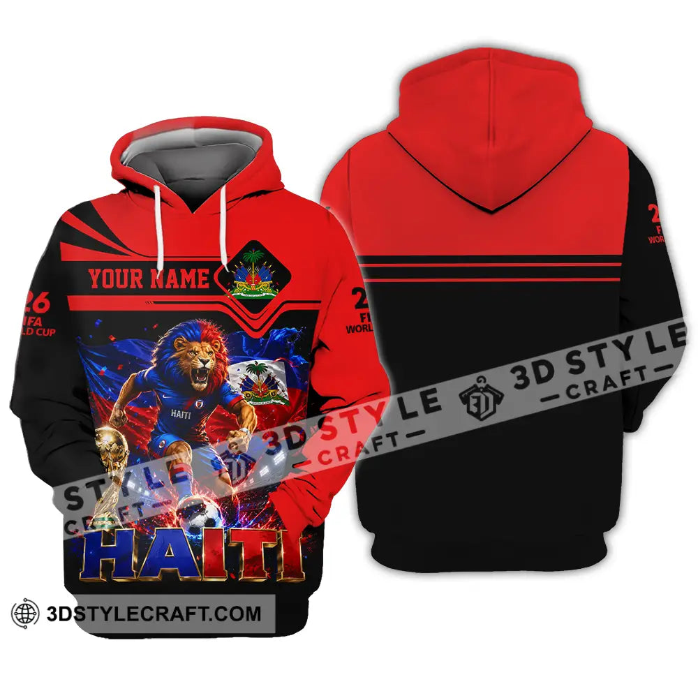 Unisex Shirt - Custom Haiti World Cup 2026 Shirt - Hoodie / S - T-shirt