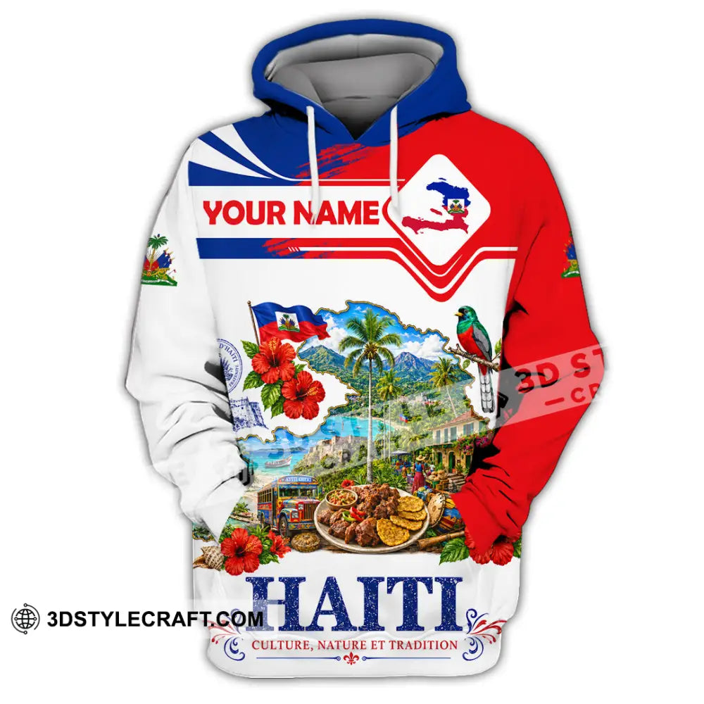 Unisex Shirt - Custom Haiti Shirt - Hoodie / S - T-shirt