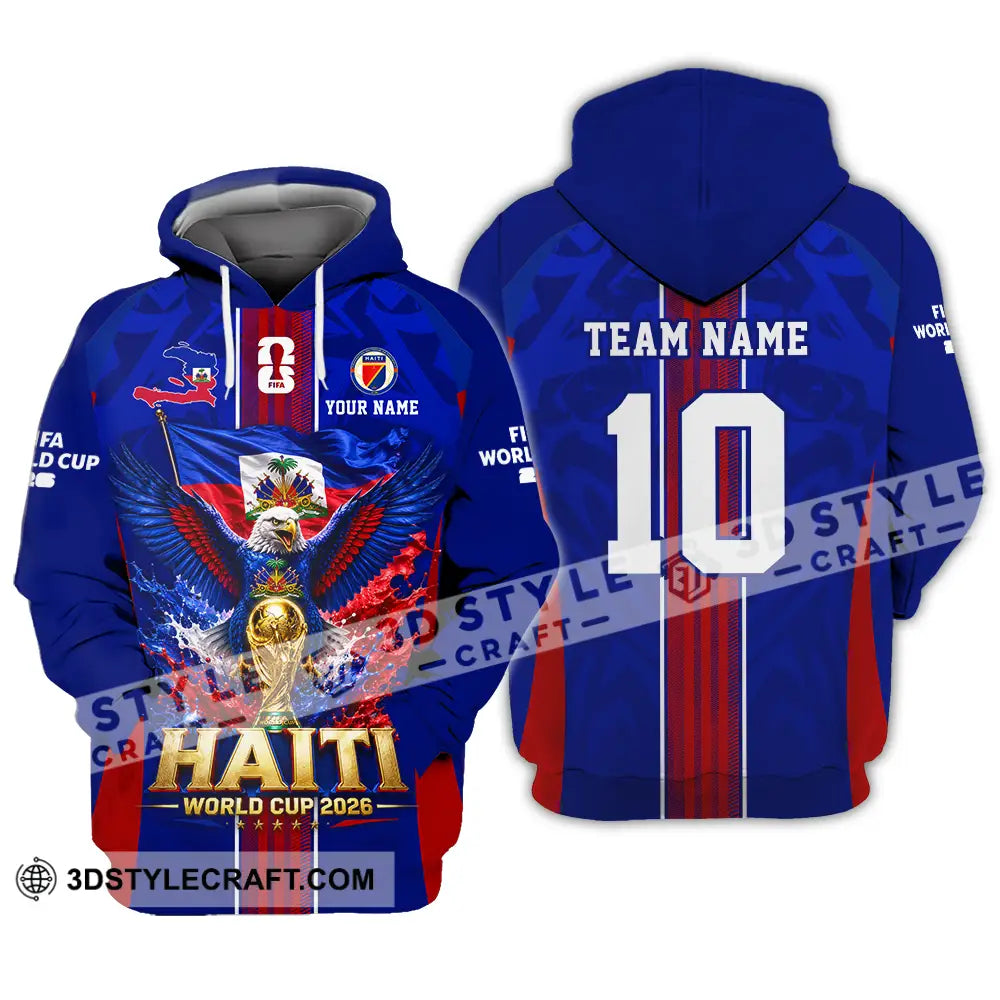 Unisex Shirt - Custom Haiti World Cup 2026 Shirt - Hoodie / S - T-shirt