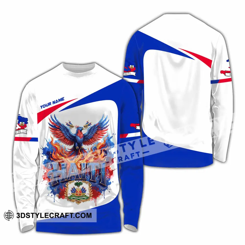 Unisex Shirt - Custom Haiti Shirt - Long Sleeve Shirt / S - T-shirt