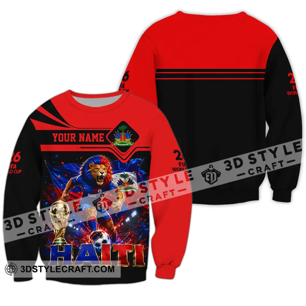 Unisex Shirt - Custom Haiti World Cup 2026 Shirt - Long Sleeve / S - T-shirt