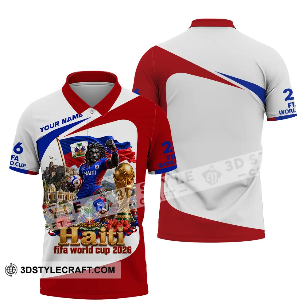 Unisex Shirt - Custom Haiti World Cup 2026 Shirt - Polo Shirt / S - T-shirt