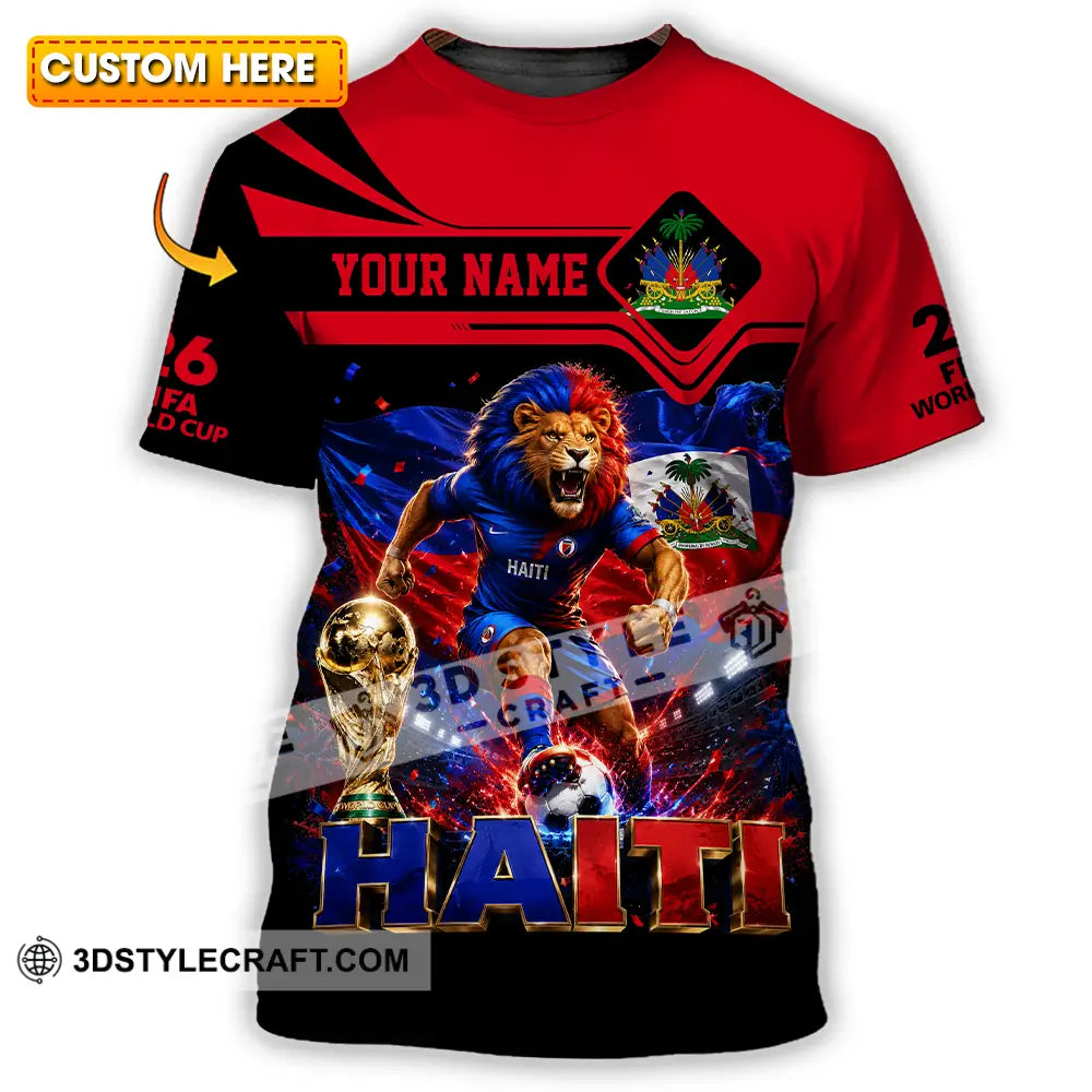 Unisex Shirt - Custom Haiti World Cup 2026 Shirt - T-shirt