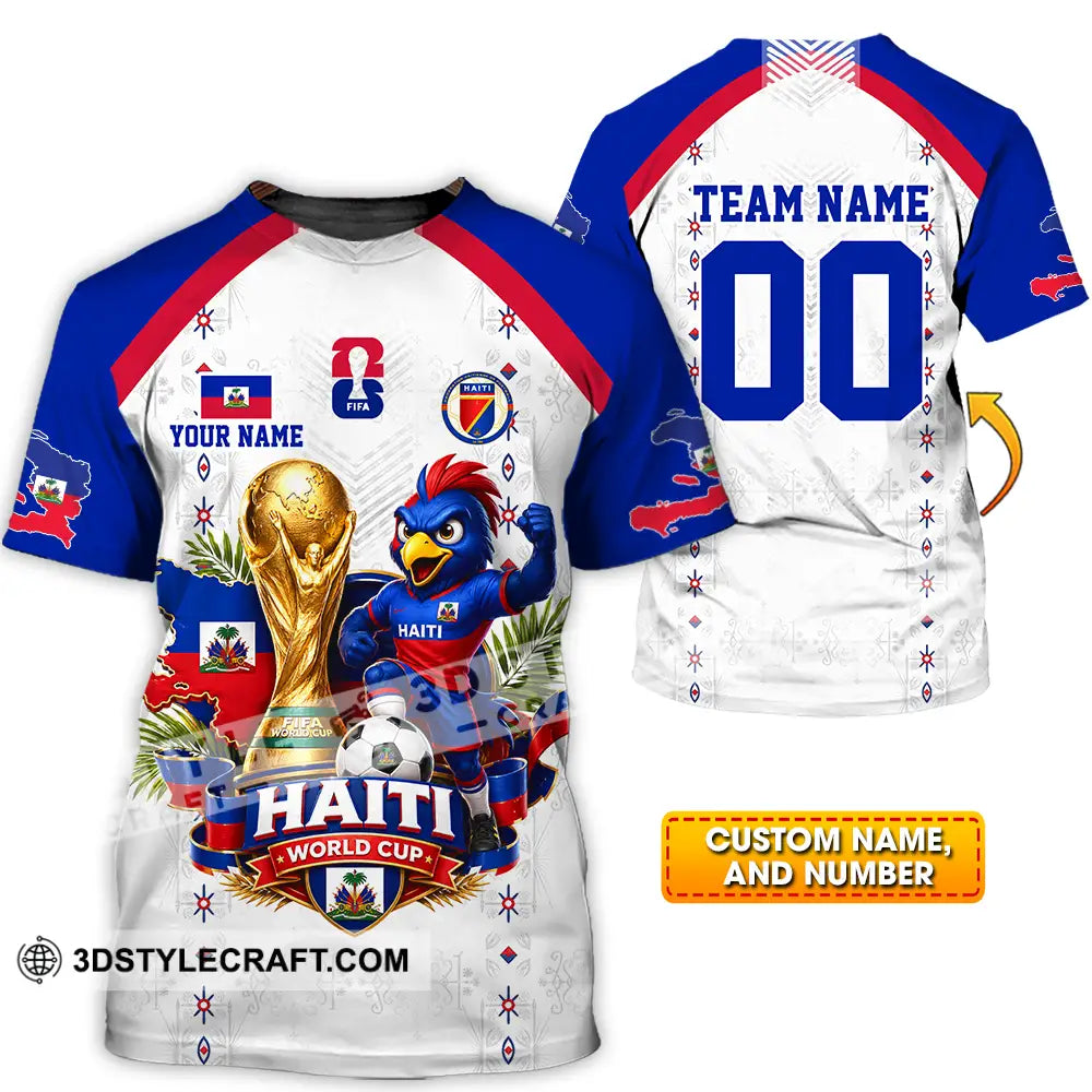 Unisex Shirt - Custom Haiti World Cup 2026 Shirt - T-shirt