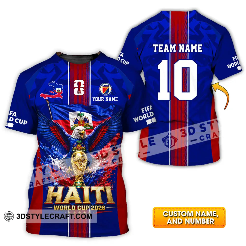 Unisex Shirt - Custom Haiti World Cup 2026 Shirt - T-shirt