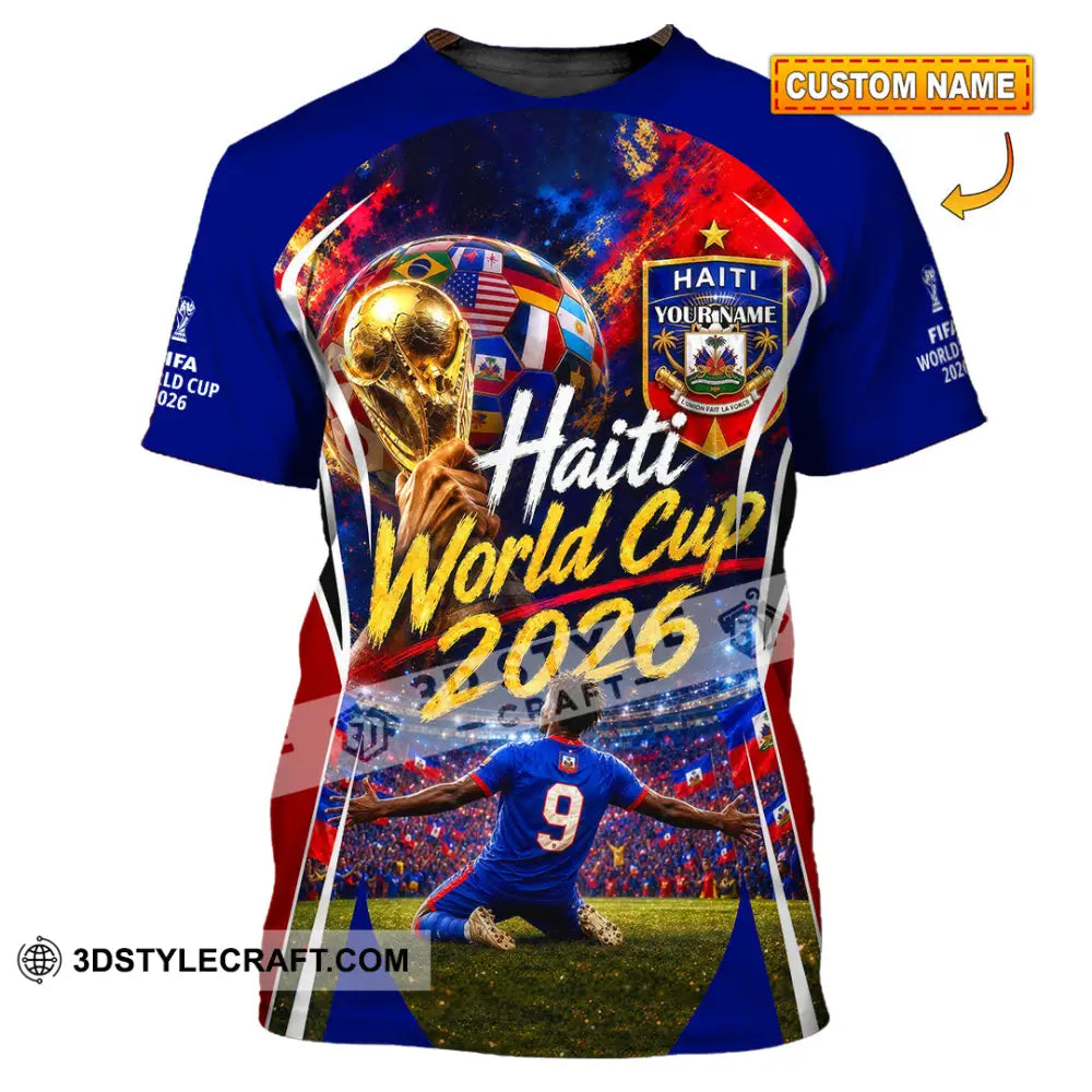 Unisex Shirt - Custom Haiti World Cup 2026 Shirt - T-shirt