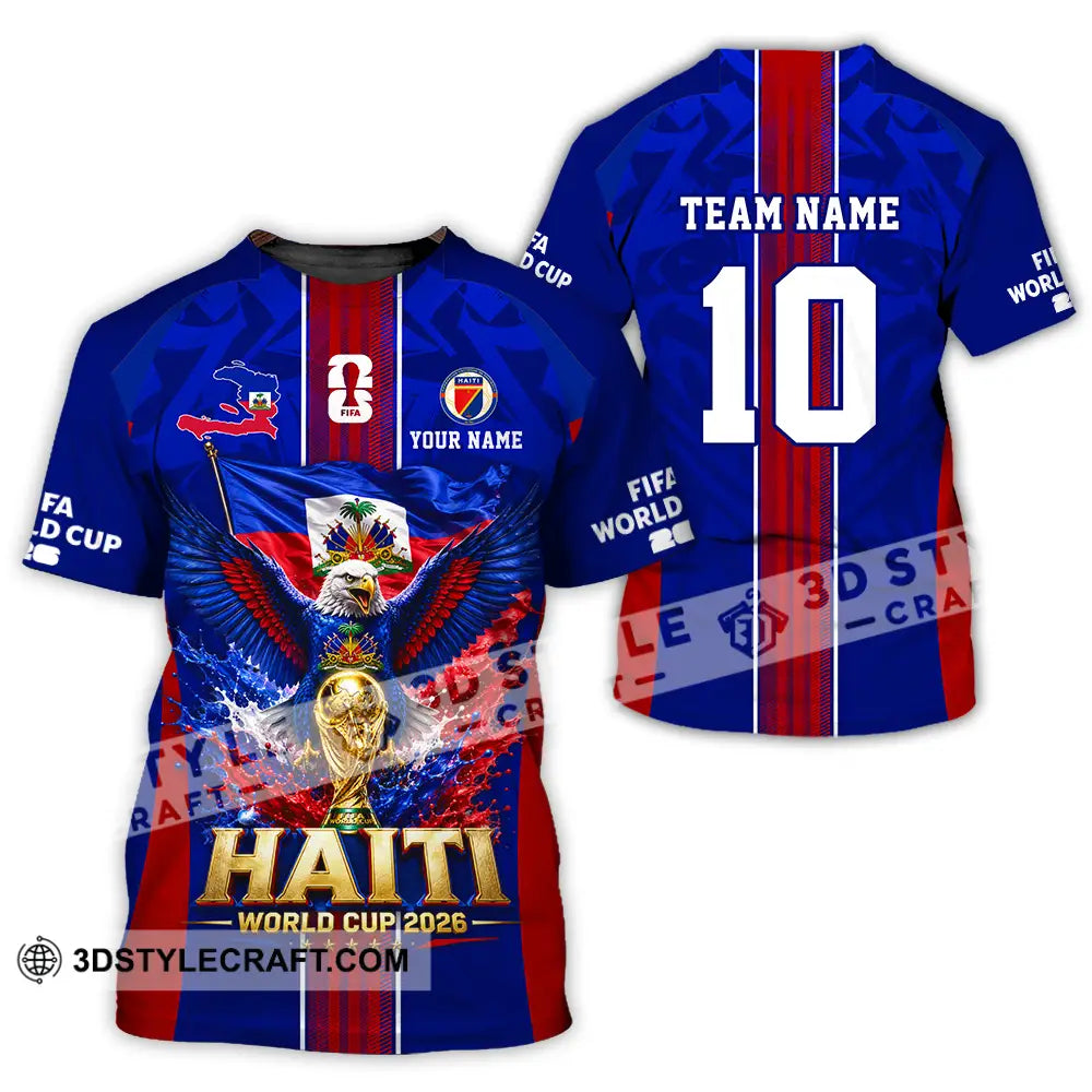 Unisex Shirt - Custom Haiti World Cup 2026 Shirt - T-Shirt / S - T-shirt