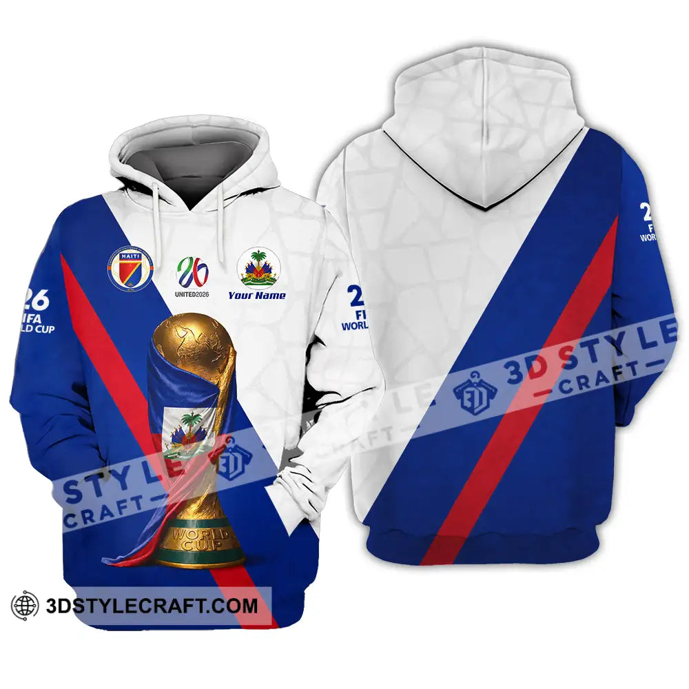Unisex Shirt - Custom Haiti World Cup 2026 Shirt - Hoodie / S - T-shirt