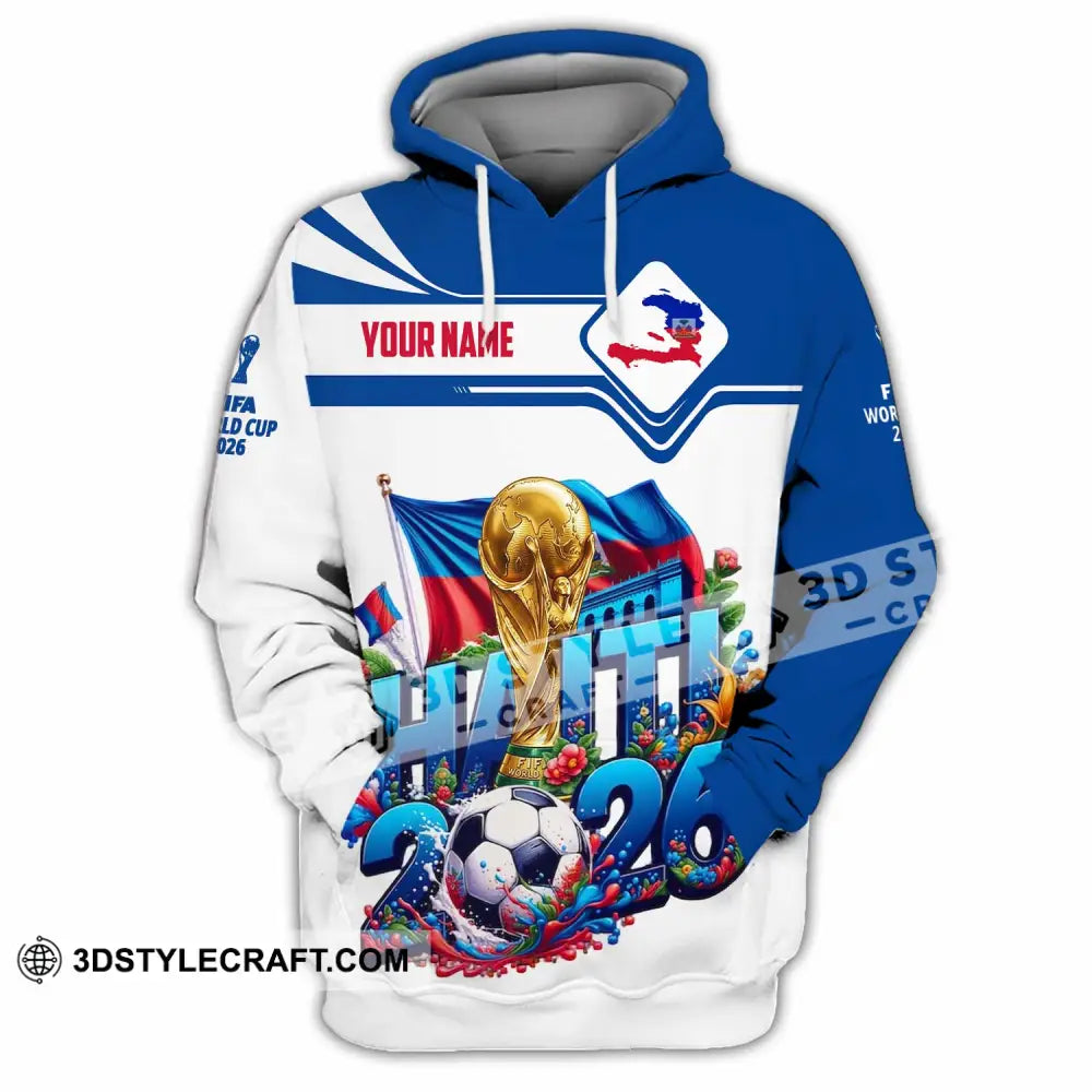 Unisex Shirt - Custom Haiti World Cup 2026 Shirt - Hoodie / S - T-shirt