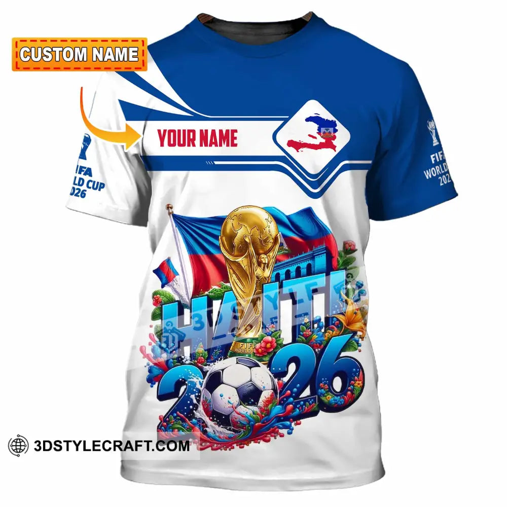 Unisex Shirt - Custom Haiti World Cup 2026 Shirt - T-shirt
