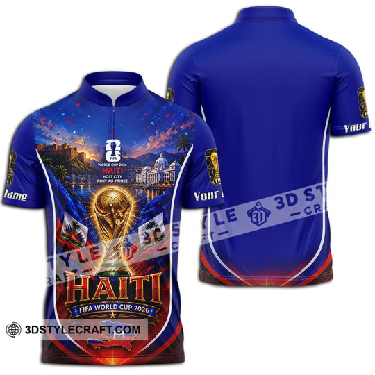 Unisex Shirt - Custom Haiti World Cup 2026 Shirt style option 2