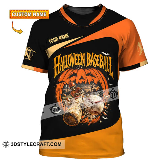 Unisex Shirt - Custom Halloween Baseball Shirt - T-shirt